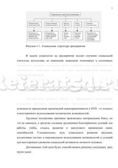 Реферат: Совершенствование социальной структуры организации